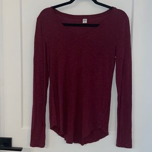 Old Navy Luxe V Neck Long Sleeve